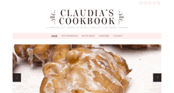 Desktop Screenshot of claudiascookbook.com